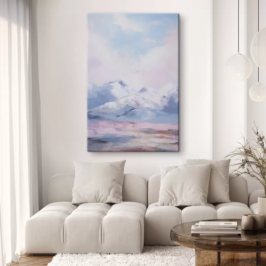 murales de pared Pintura de imitación de montañas s45457