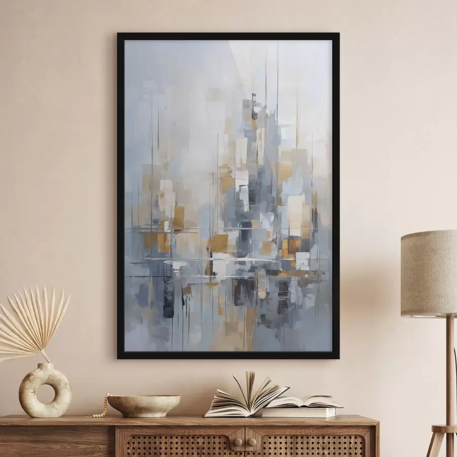 murales de pared Abstracción imitación de pinceladas f45455