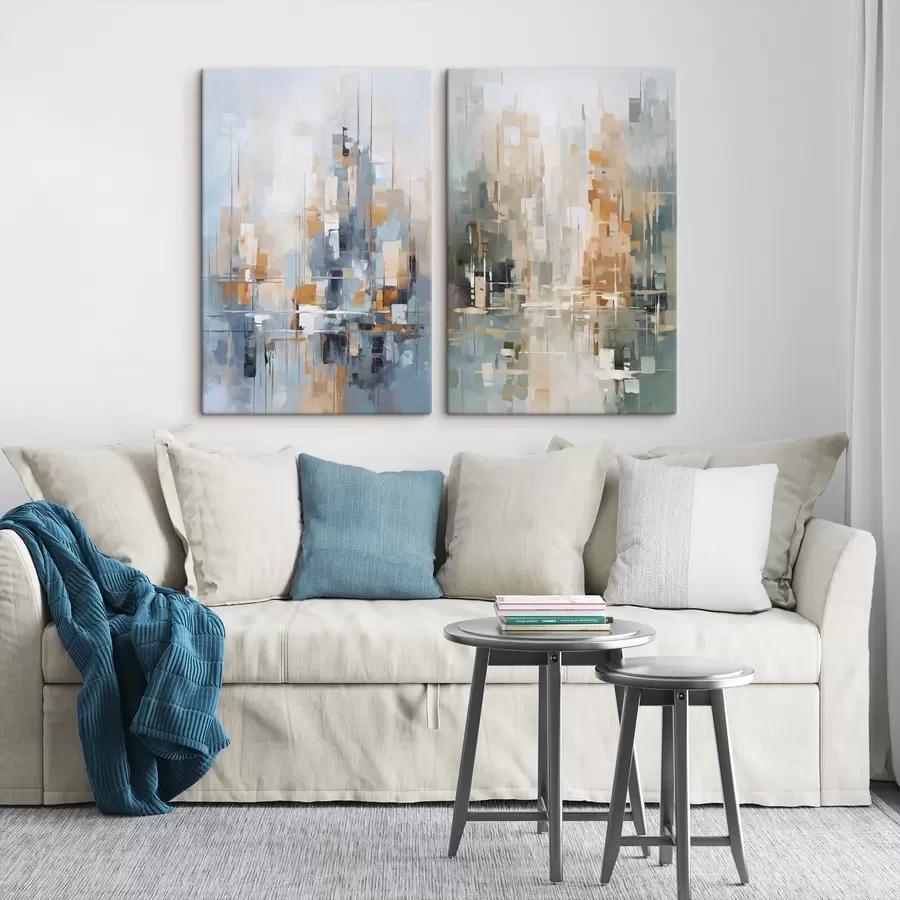 murales de pared Abstracción imitación de la pintura m00625