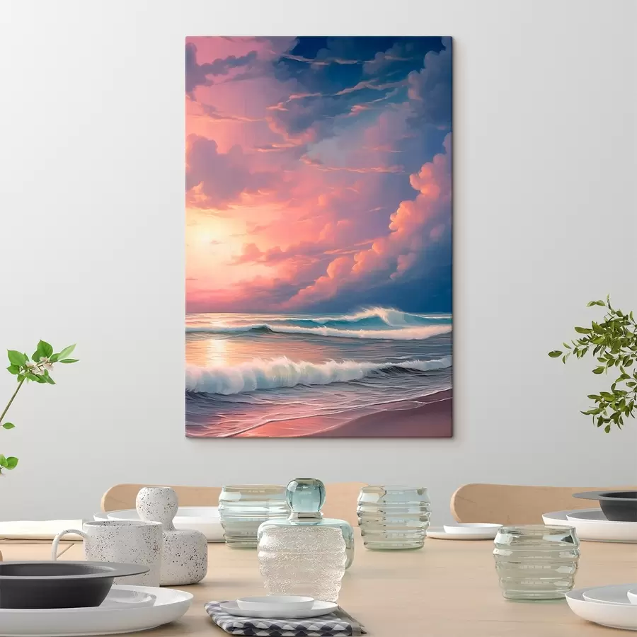 murales de pared Atardecer en el mar s45463