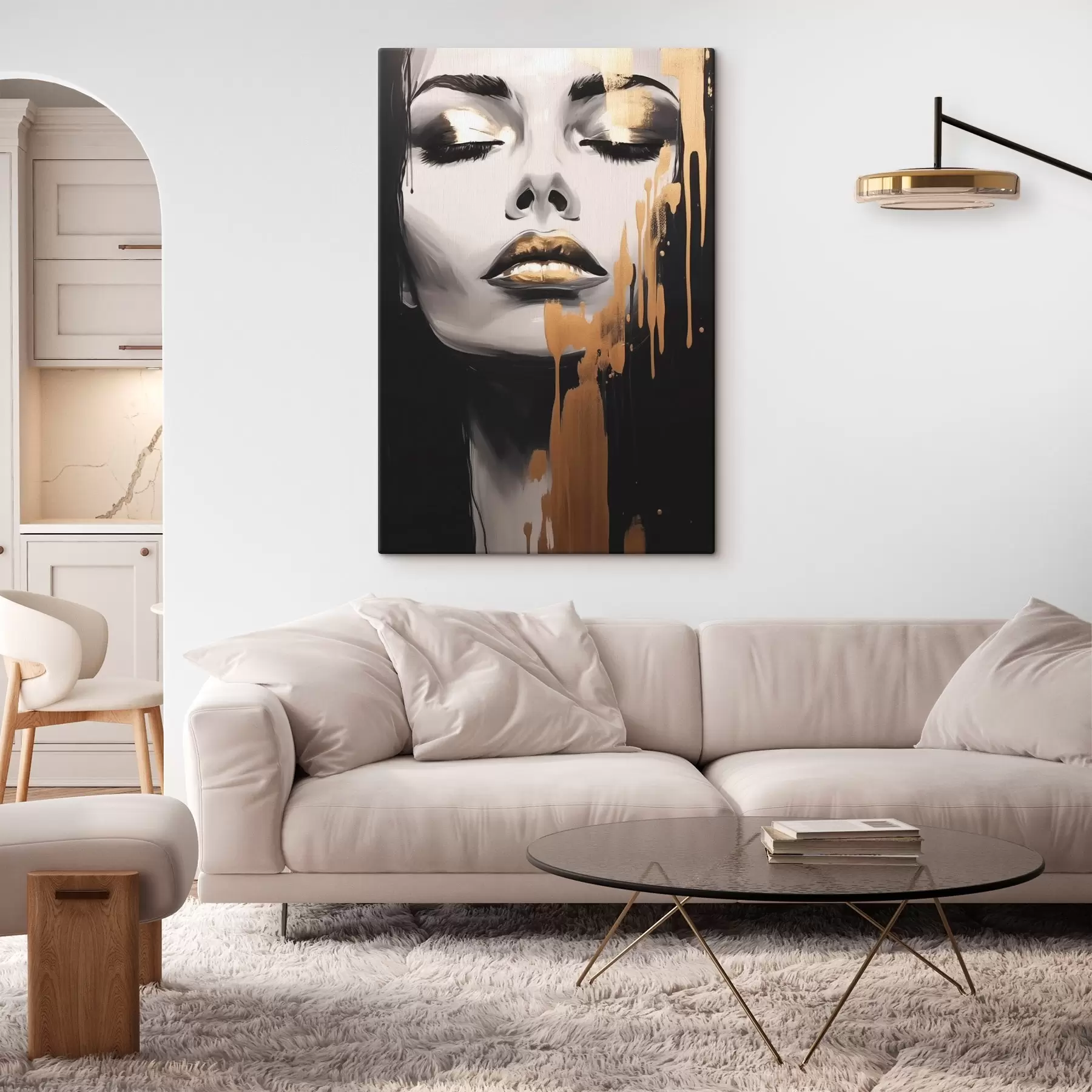 murales de pared Retrato de mujer s45467