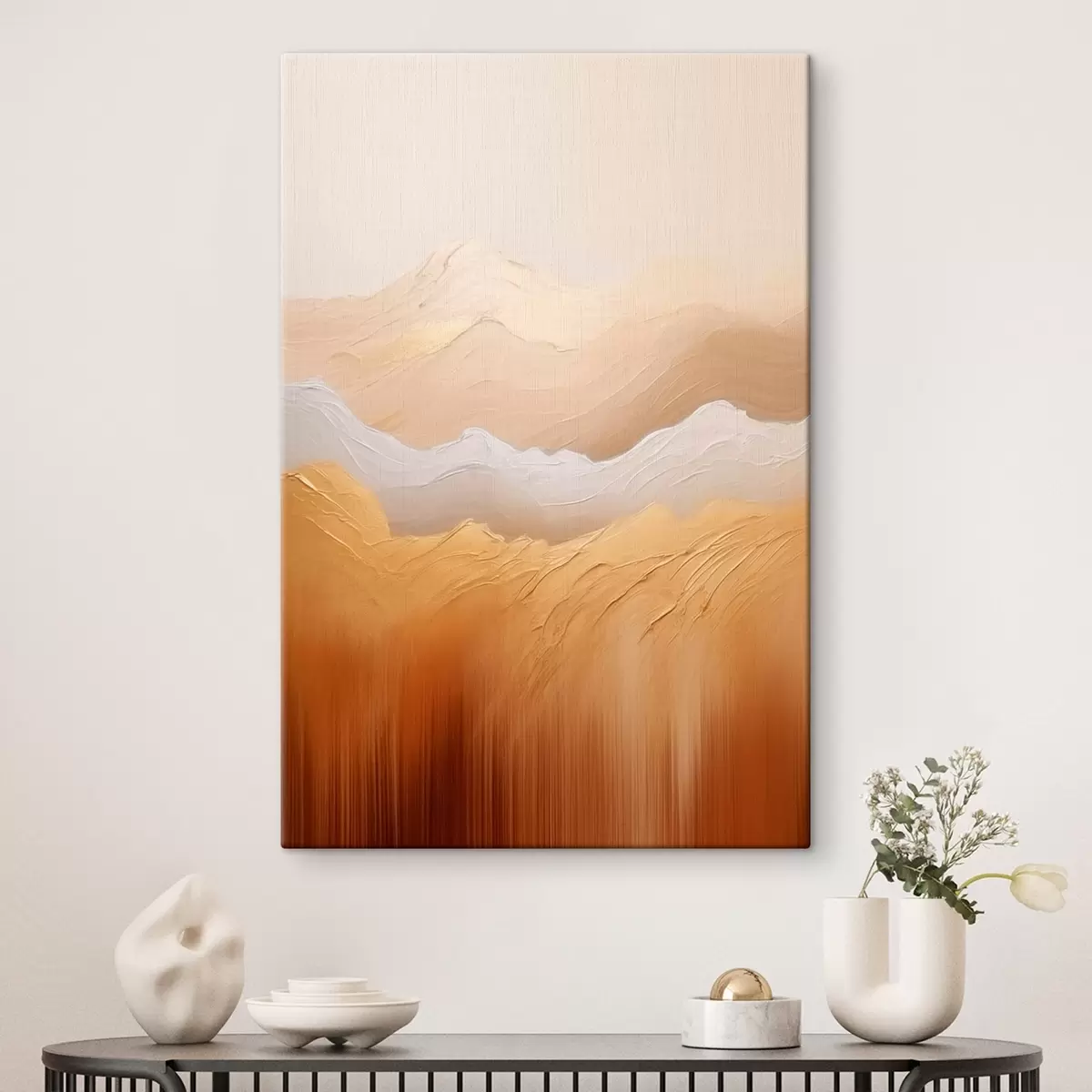 murales de pared Montañas de arena abstractas s45473