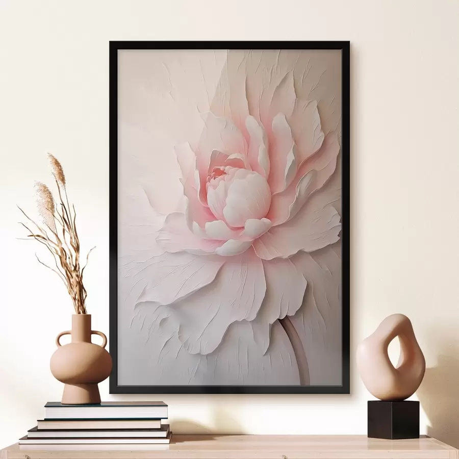 murales de pared Peonía rosa grande f45470