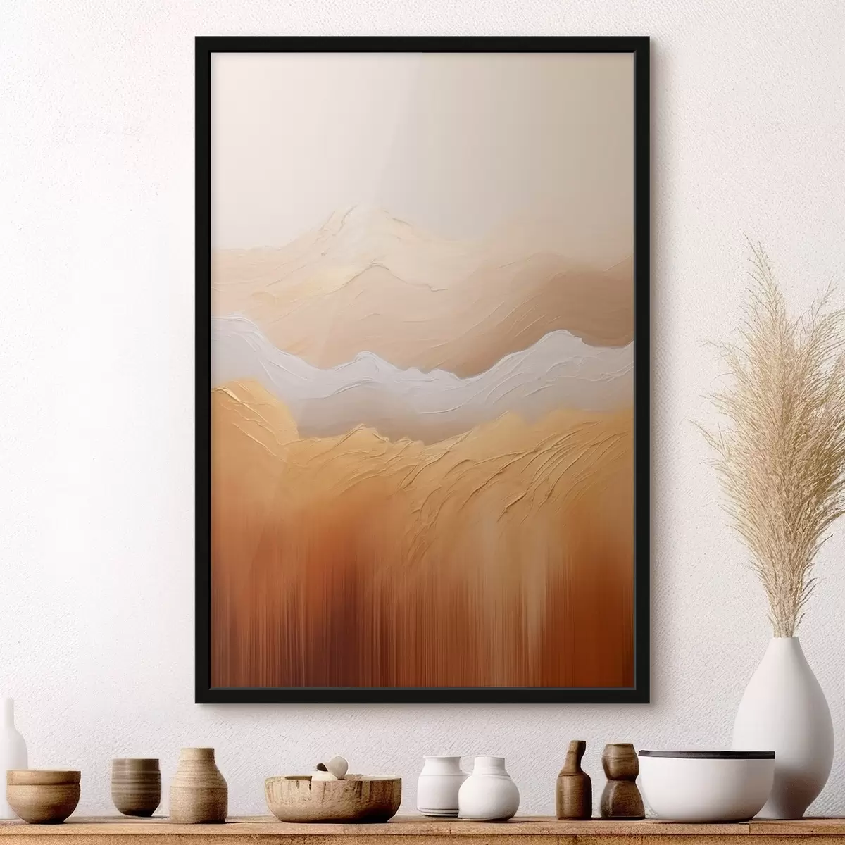 Poster Montañas de arena abstractas f45473