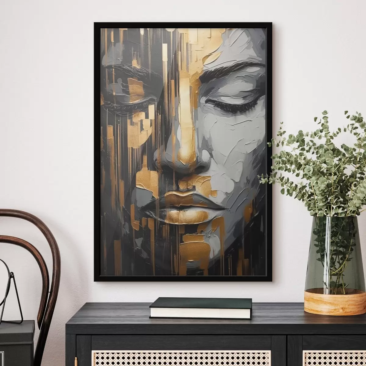 Poster Retrato femenino abstracto f45475