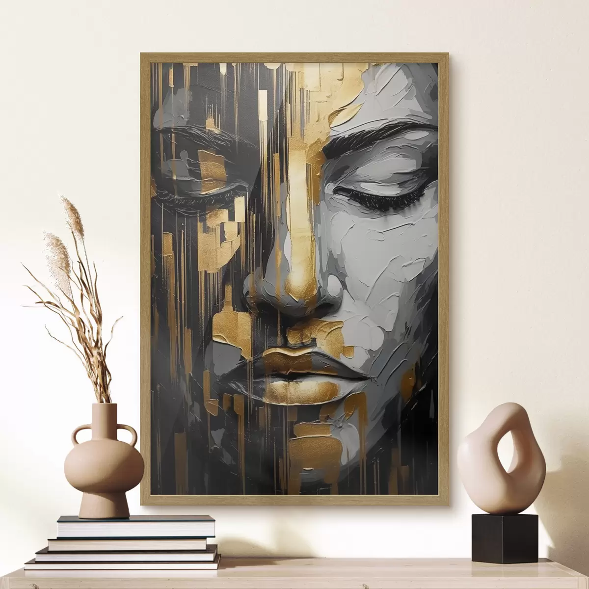 Poster Retrato femenino abstracto f45475