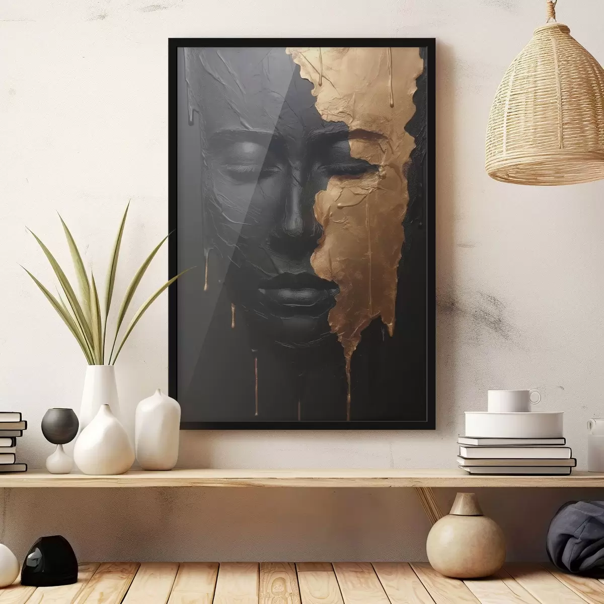 Poster Retrato femenino abstracto f45480