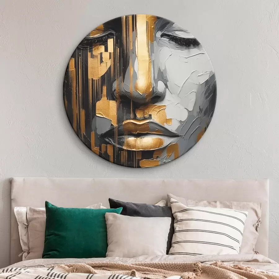 murales de pared Retrato femenino abstracto r45475