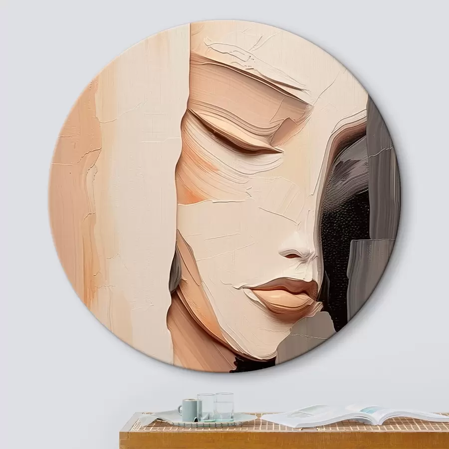 murales de pared Retrato femenino abstracto r45478