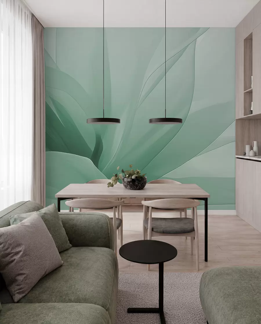 murales de pared Flor abstracta w04435v1