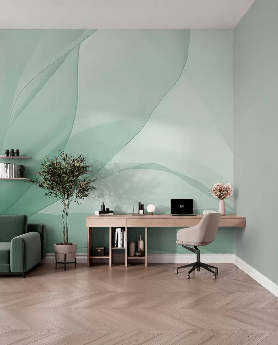 murales de pared Flor abstracta w04435v1