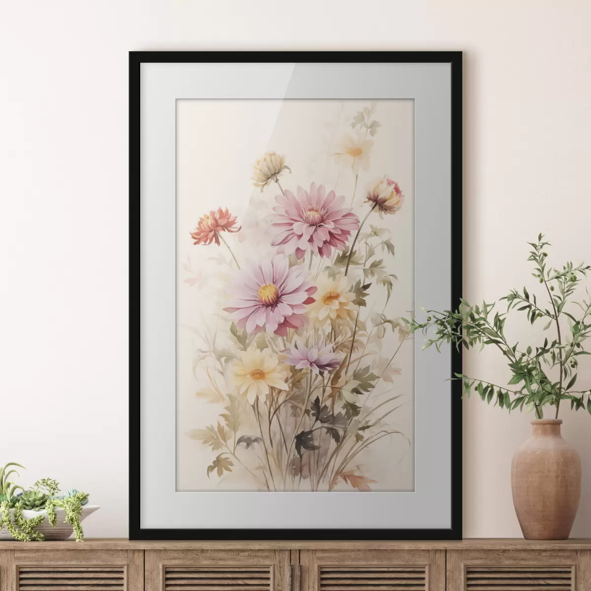 Poster Pradera entre las manos f45560