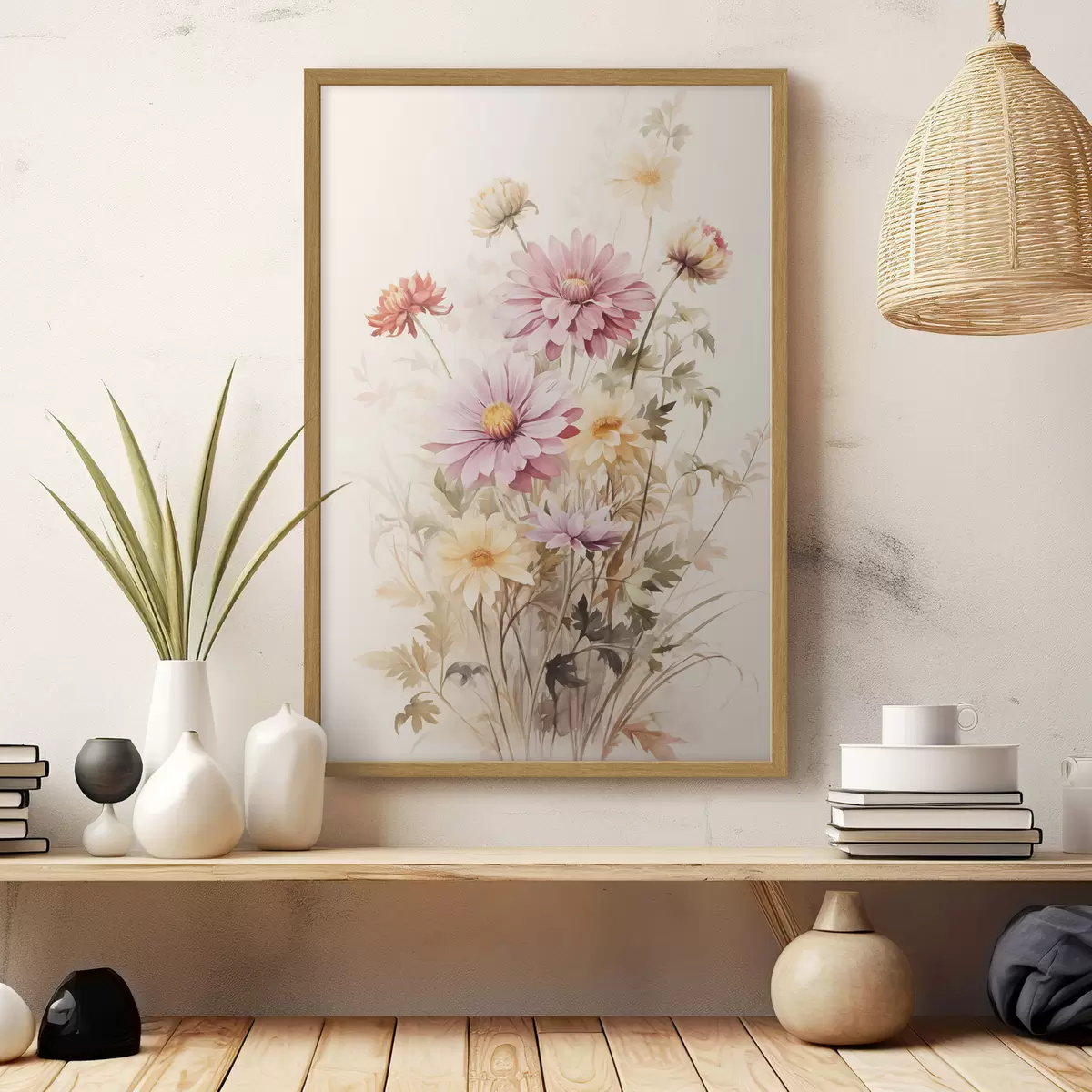 Poster Pradera entre las manos f45560
