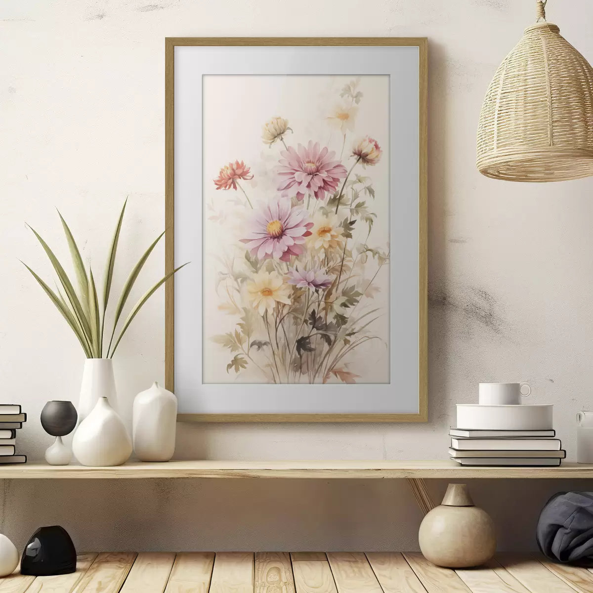 Poster Pradera entre las manos f45560