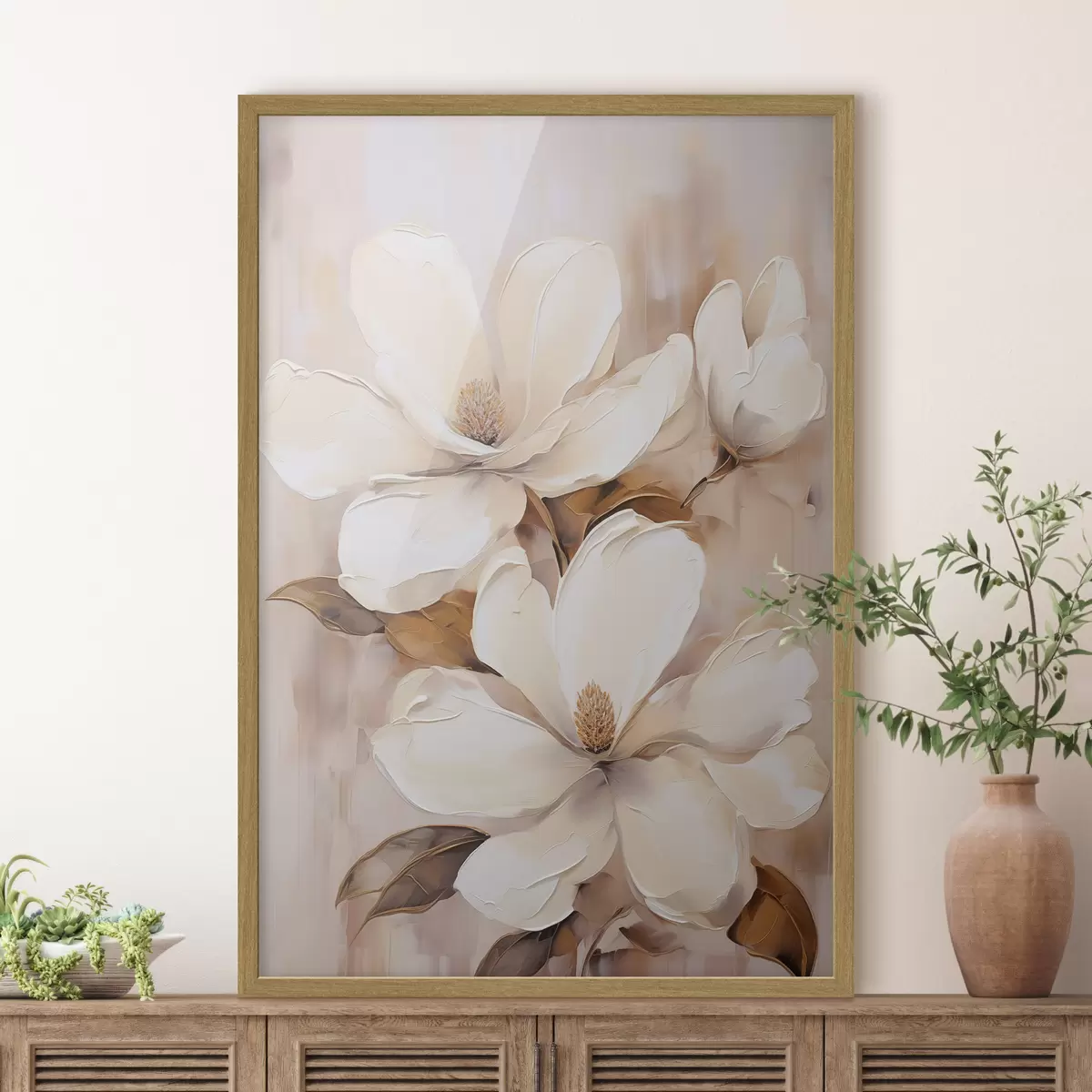Poster Flores y profundidad f45572