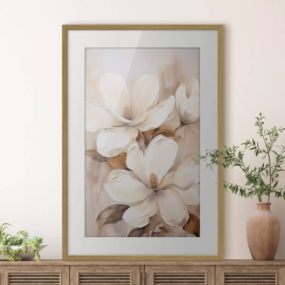 Poster Flores y profundidad f45572