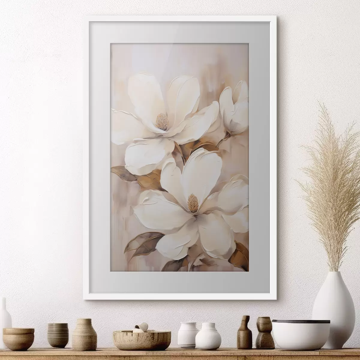 Poster Flores y profundidad f45572