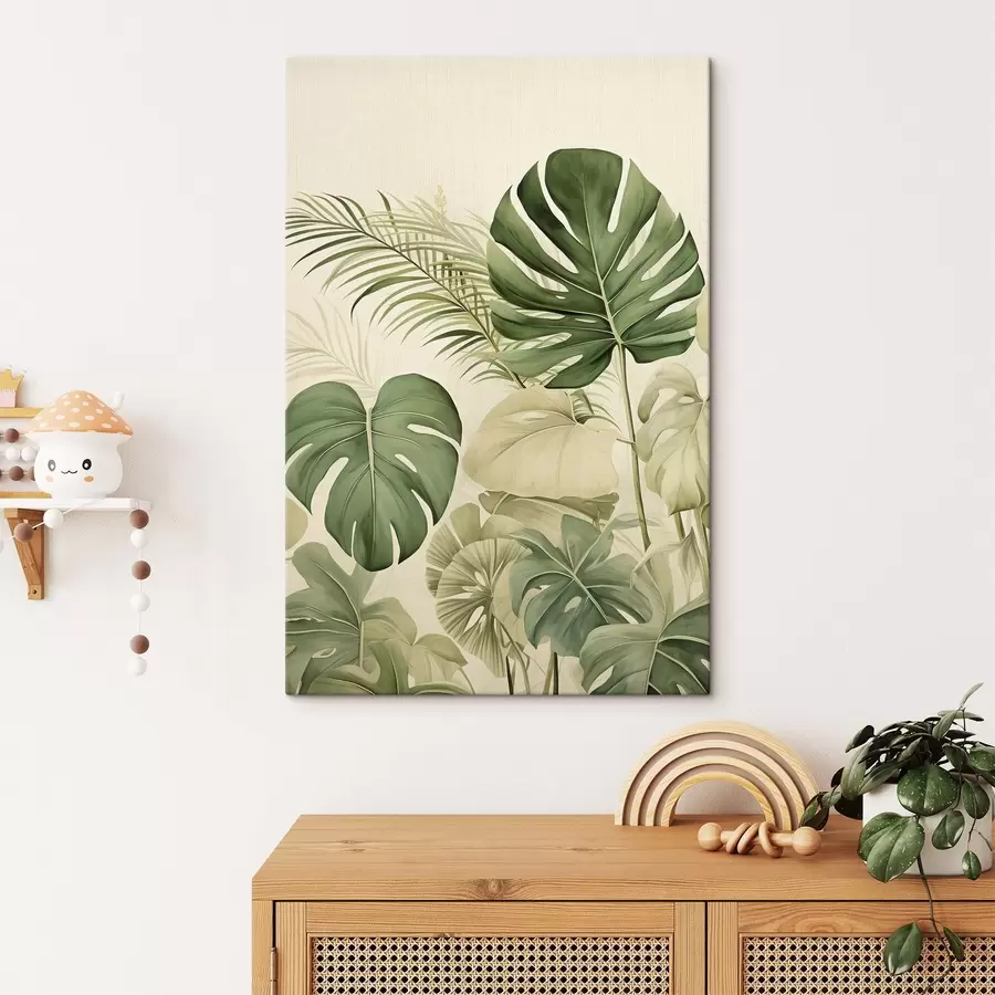 murales de pared Monstera Hojas y Tropical s45614