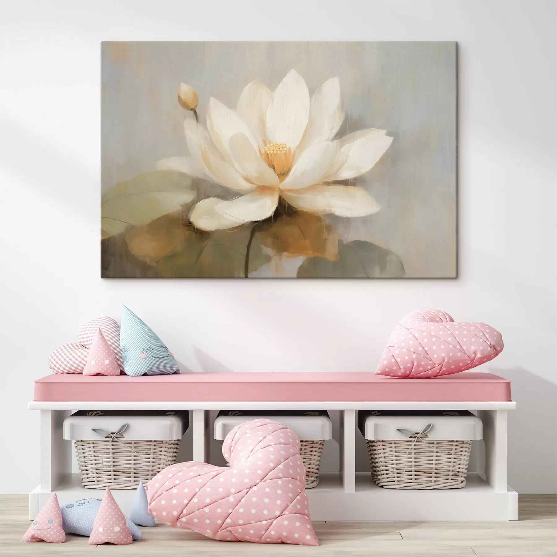 murales de pared Flor de loto grande s45618