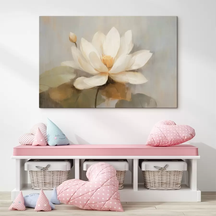 murales de pared Flor de loto grande s45618