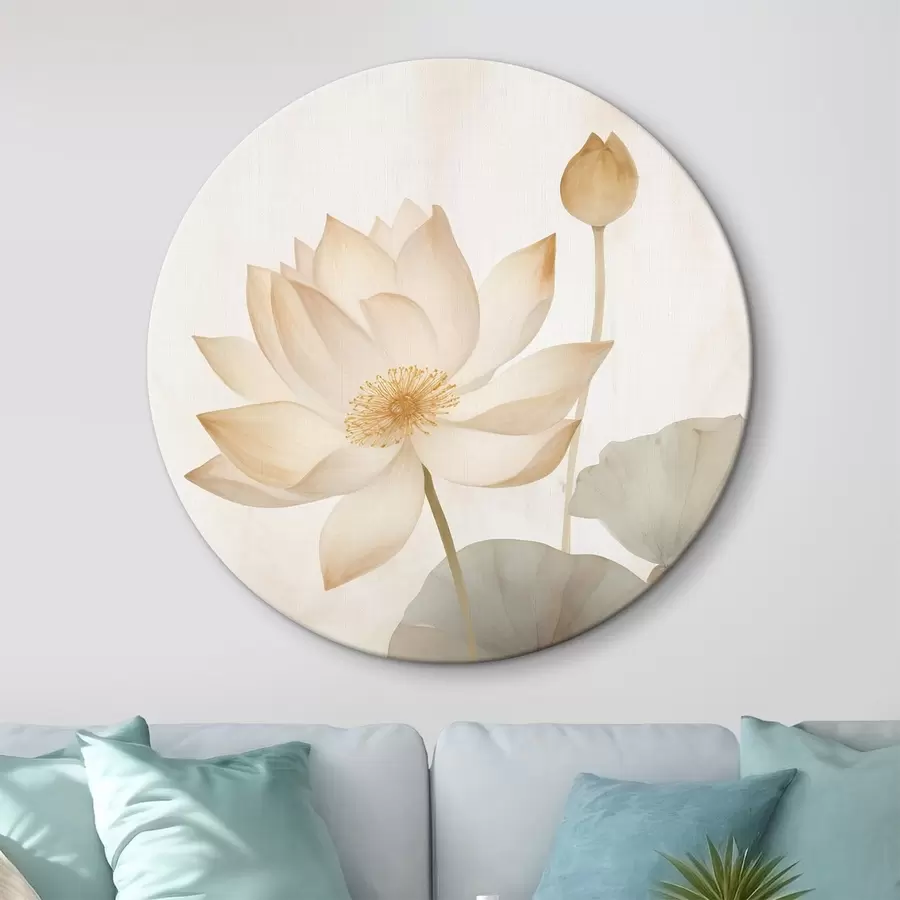 murales de pared Flor de loto grande r45613