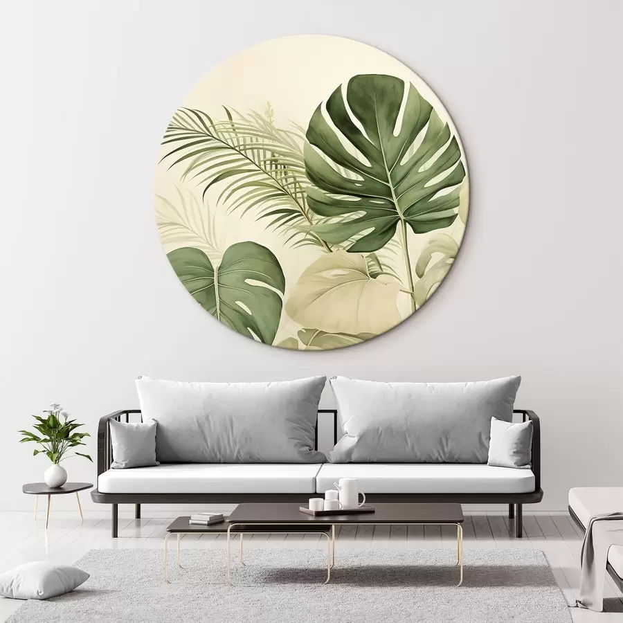 murales de pared Monstera Hojas y Tropical r45614