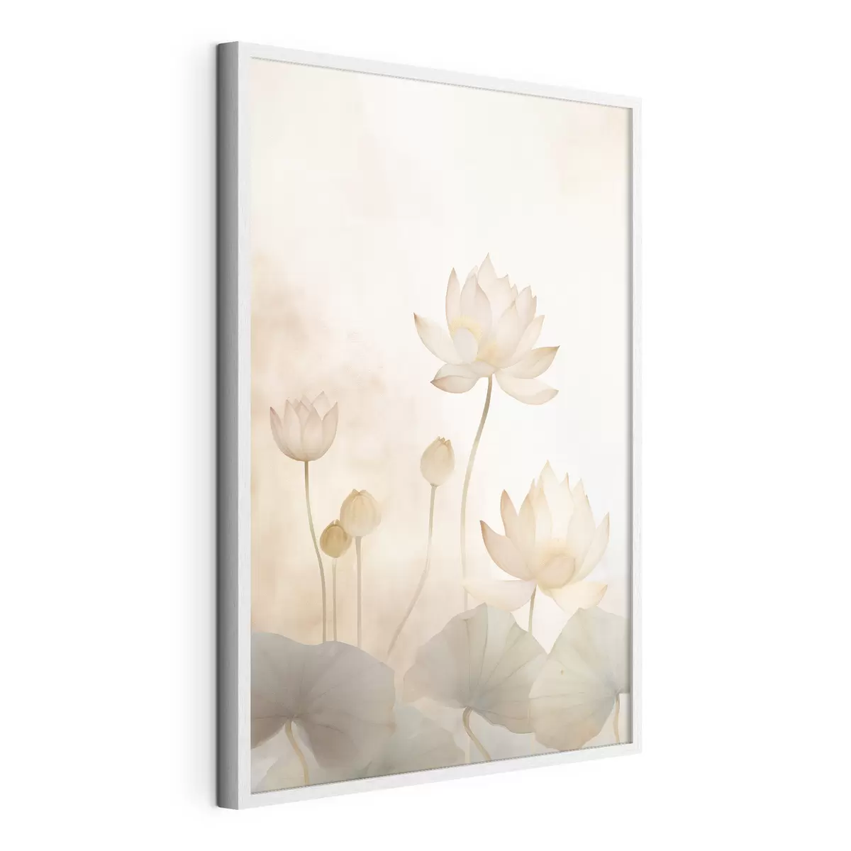 Poster Flores de loto ligeras f45612
