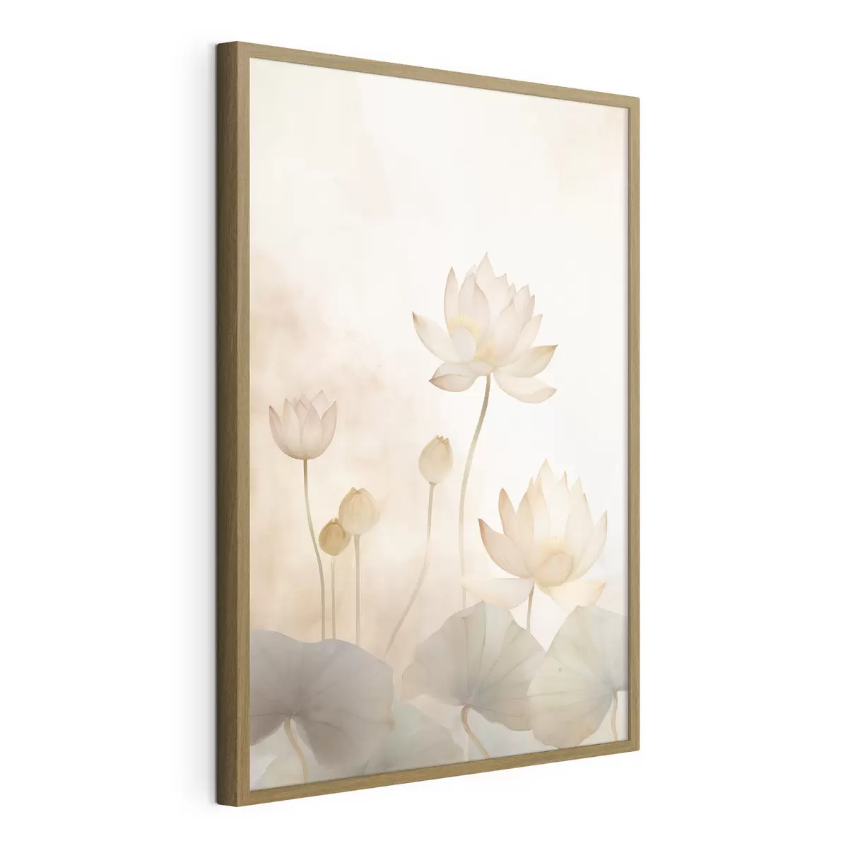 Poster Flores de loto ligeras f45612