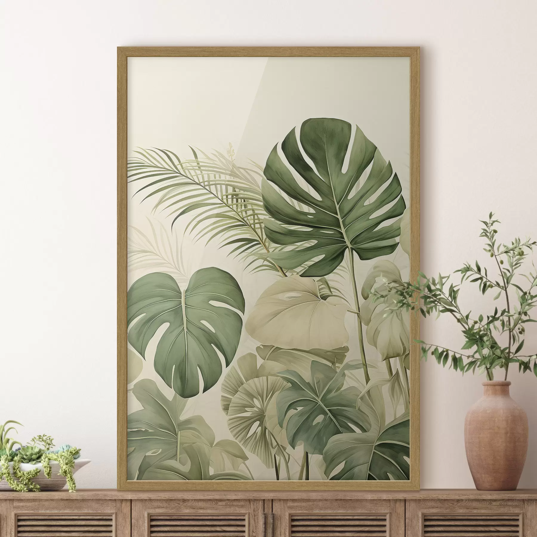 murales de pared Monstera Hojas y Tropical f45614