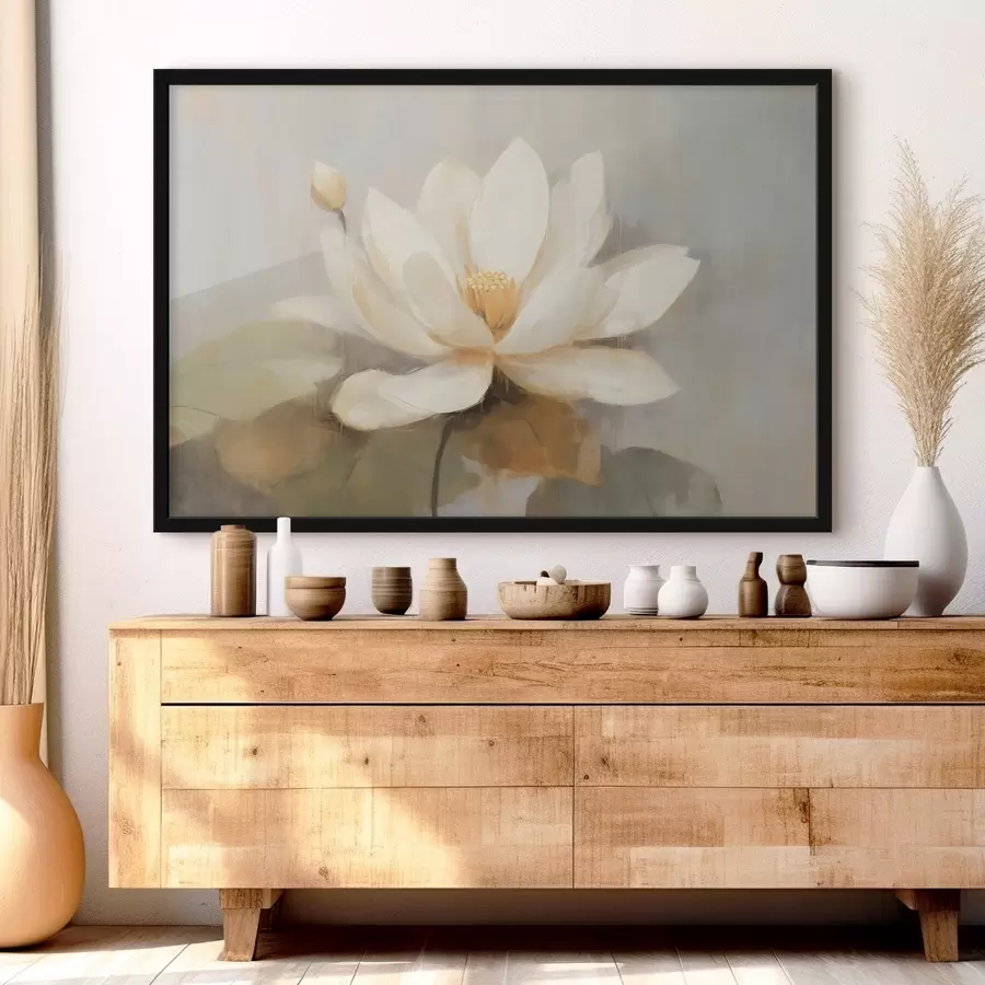 murales de pared Flor de loto grande f45618