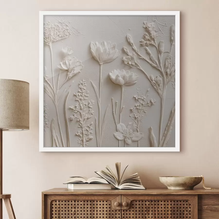 murales de pared Jardín blanco f45535