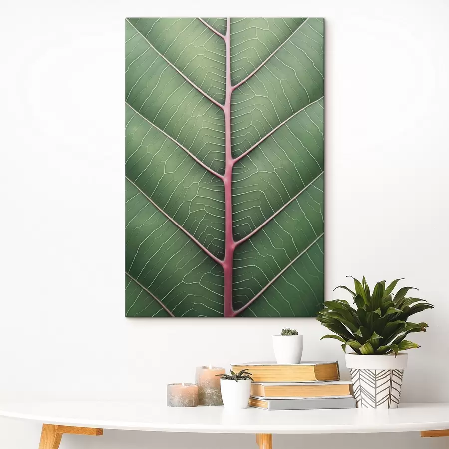 murales de pared Hoja veteada s45603