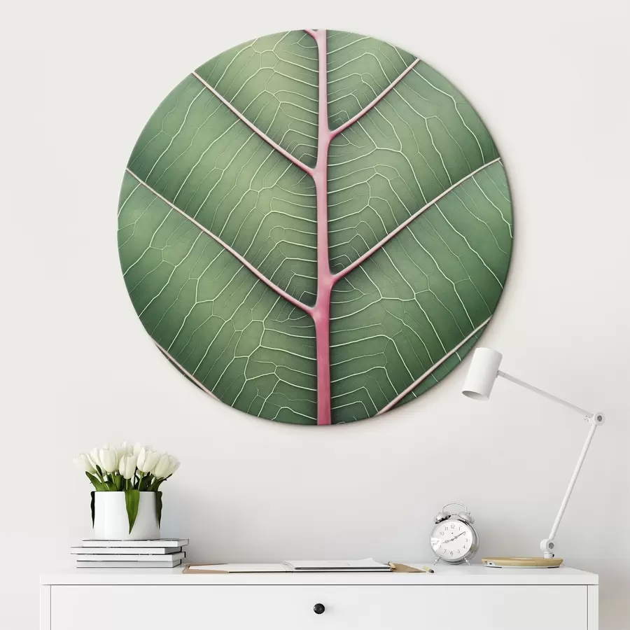 murales de pared Hoja veteada r45603