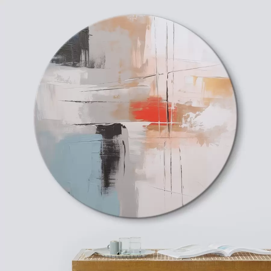 murales de pared Abstracción imitación de pintura y abrasiones r45635