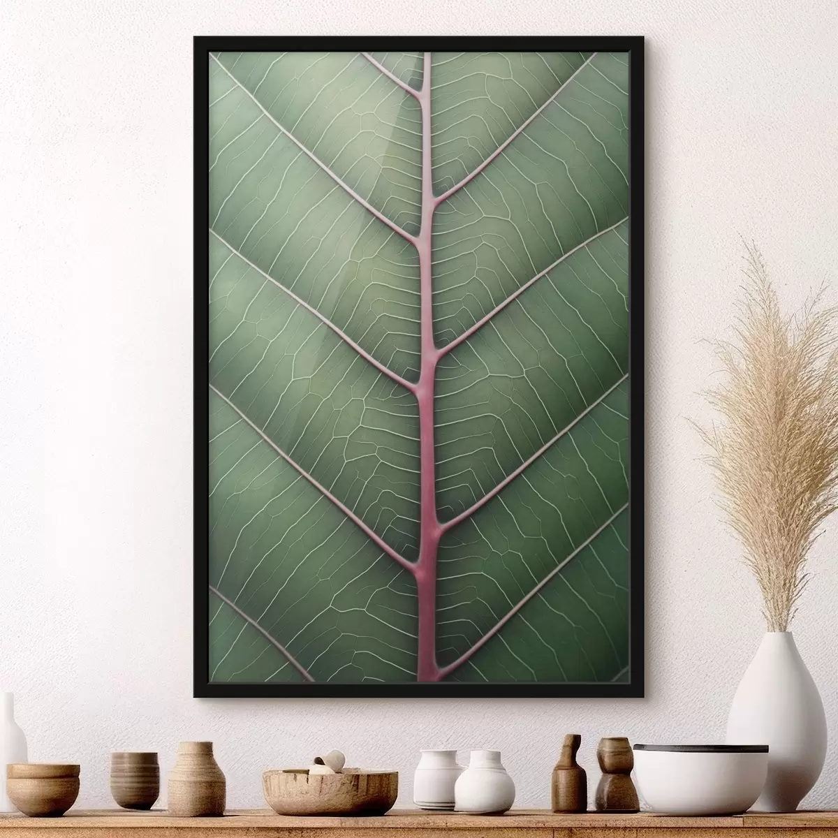 Poster Hoja veteada f45603