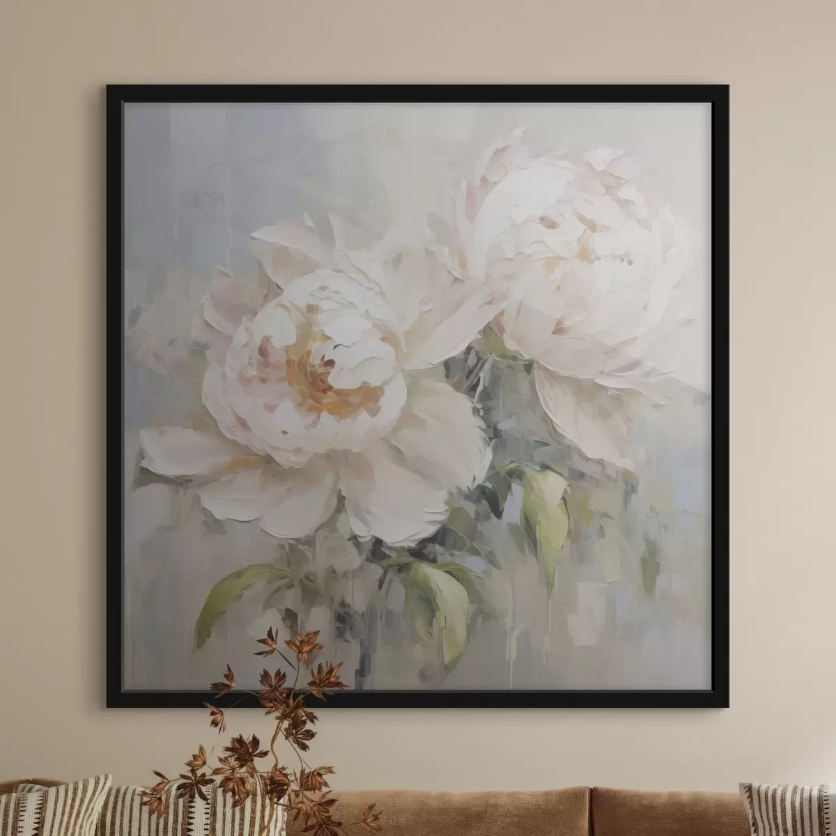 Poster Peonías abstractas f45608