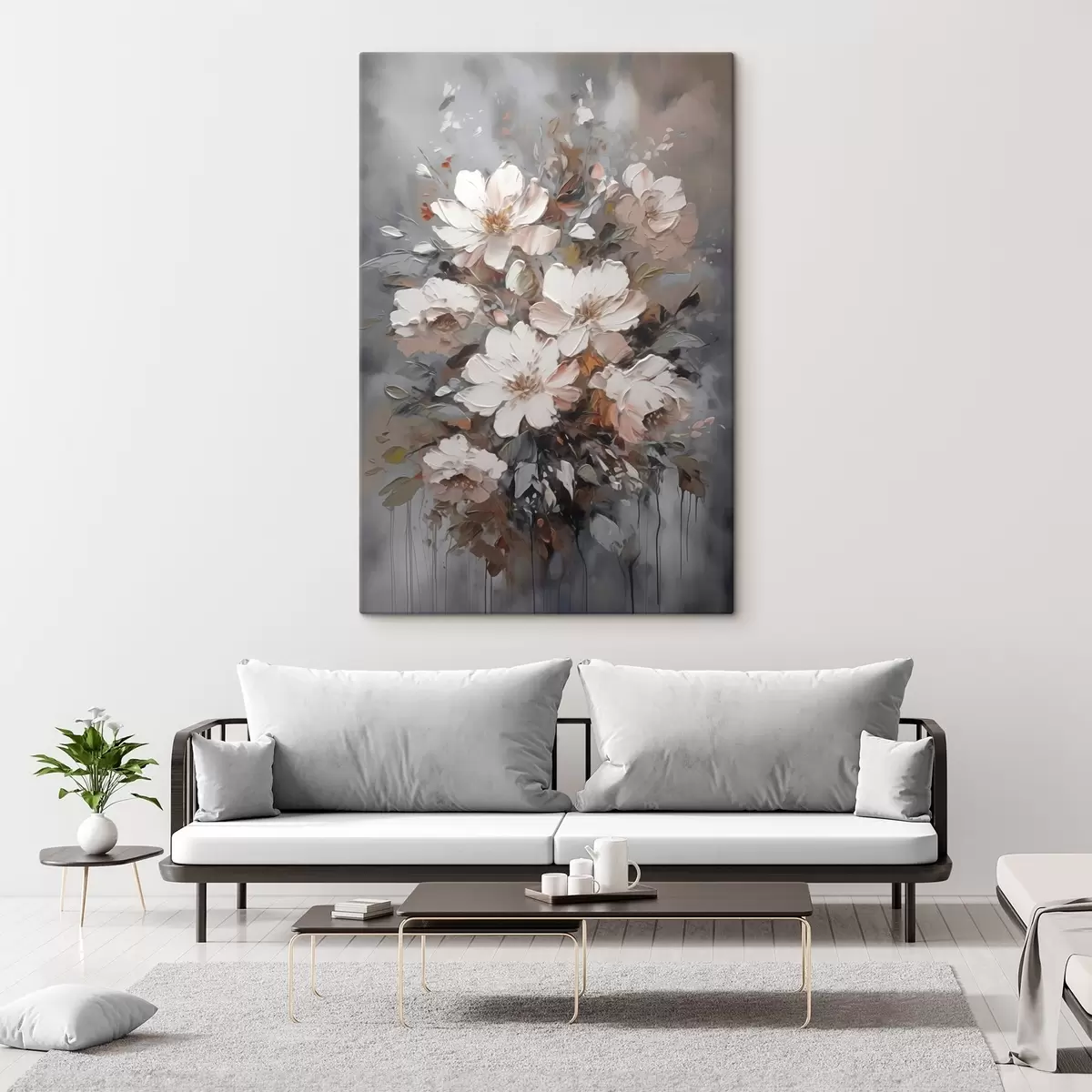 murales de pared Ramo de flores abstractas s45580