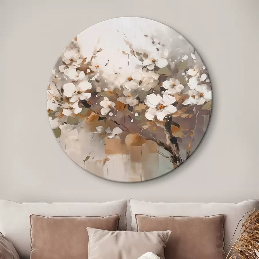 murales de pared Rama abstracta con flores r45579