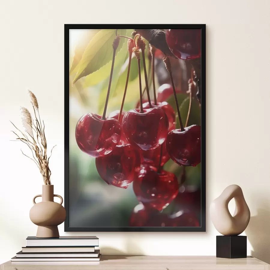 murales de pared Retrato de niña con pintura abstracta naranja f45498