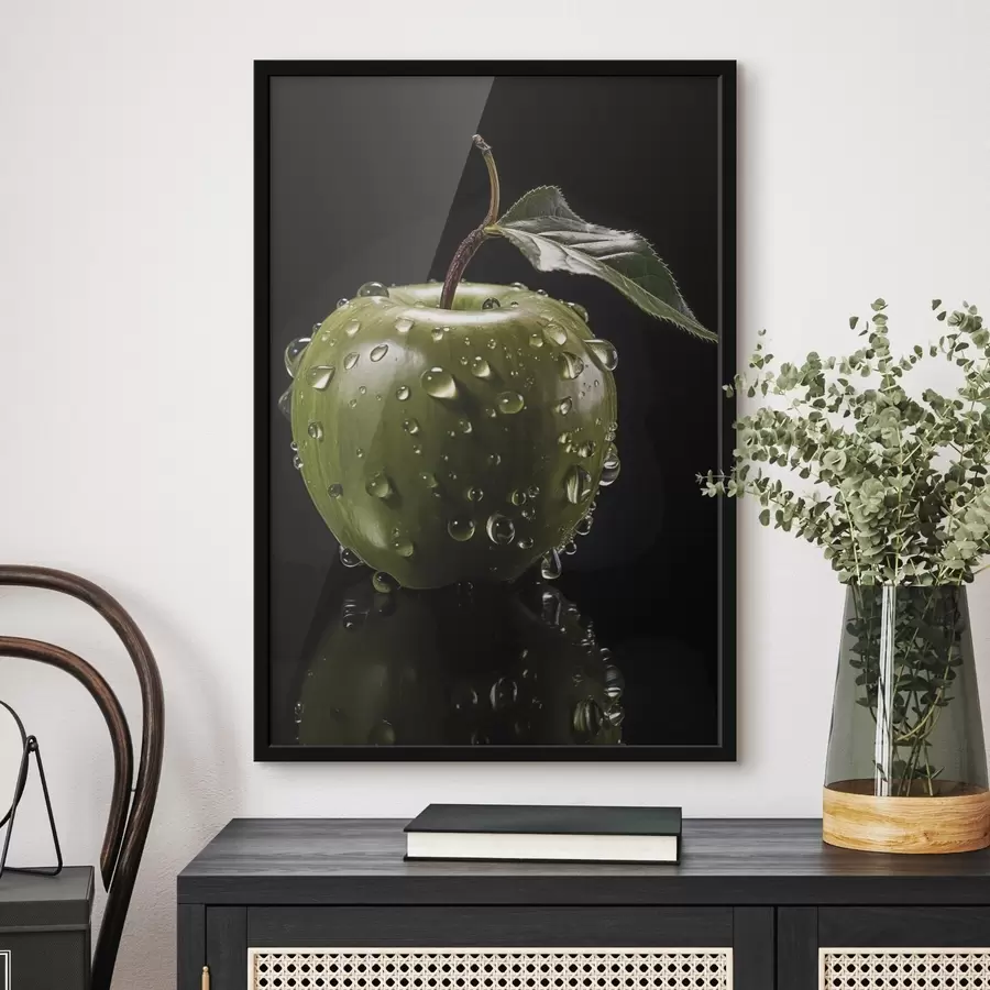 murales de pared Un gran árbol en una colina bajo un cielo estrellado f45506