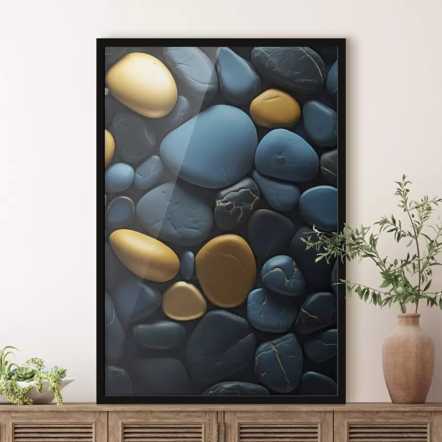 murales de pared Líneas verticales abstractas de colores f45512