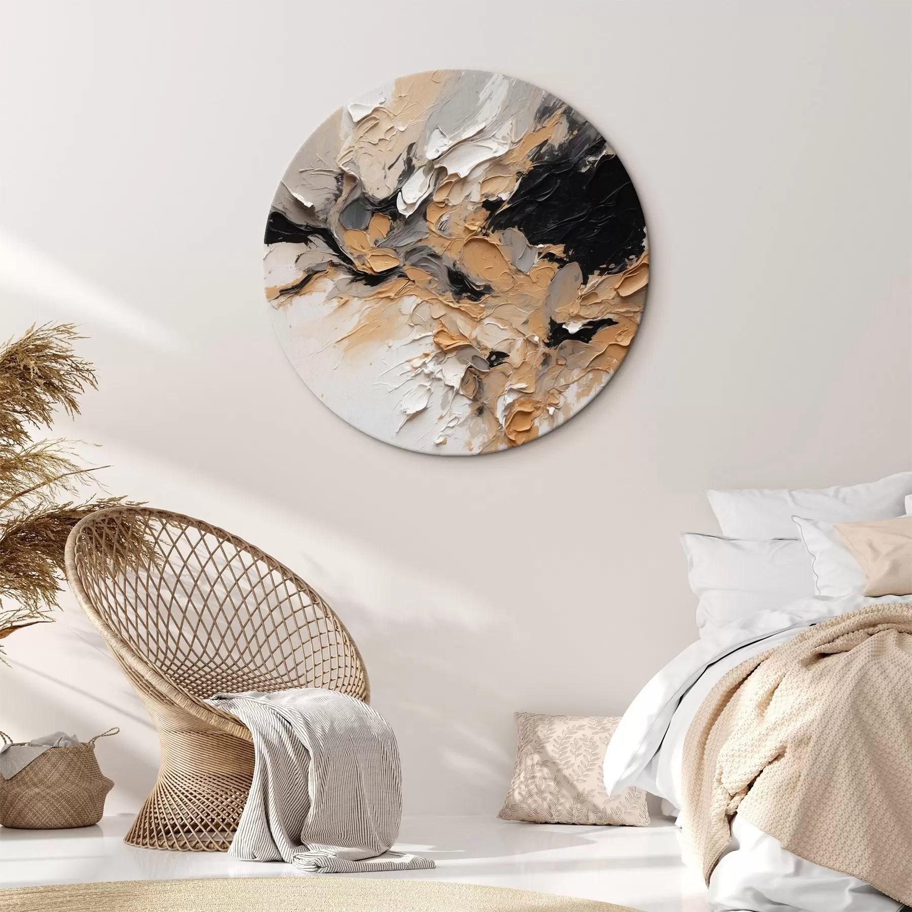 murales de pared Textura abstracta con trazos de pintura r45619