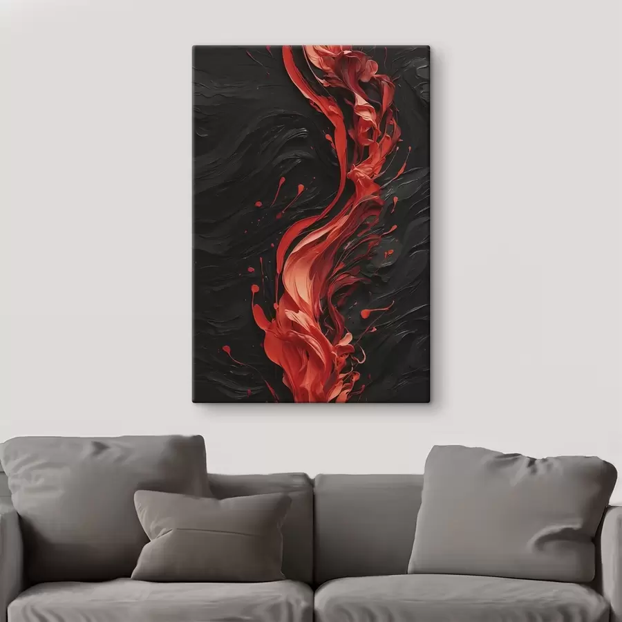 murales de pared Círculos concéntricos abstractos en tonos grises y blancos s45490