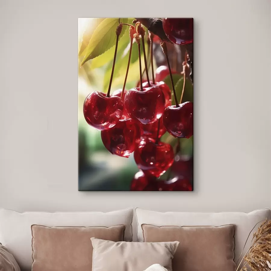 murales de pared Retrato de niña con pintura abstracta naranja s45498