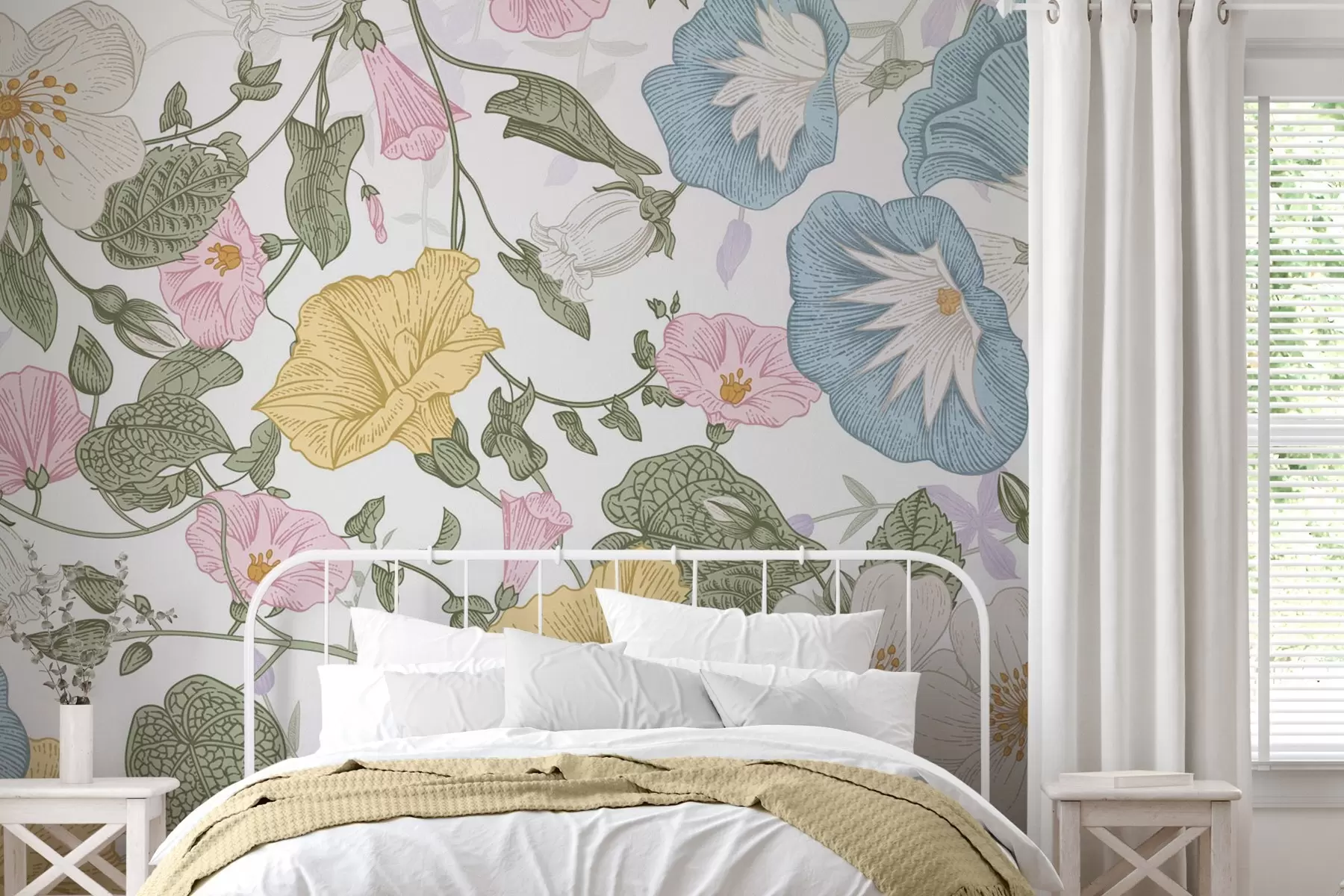 murales de pared Flores w04490
