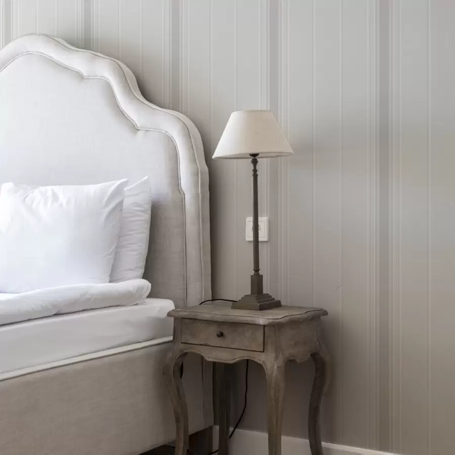 murales de pared Rayas de color beige claro con detalles anchos a00518