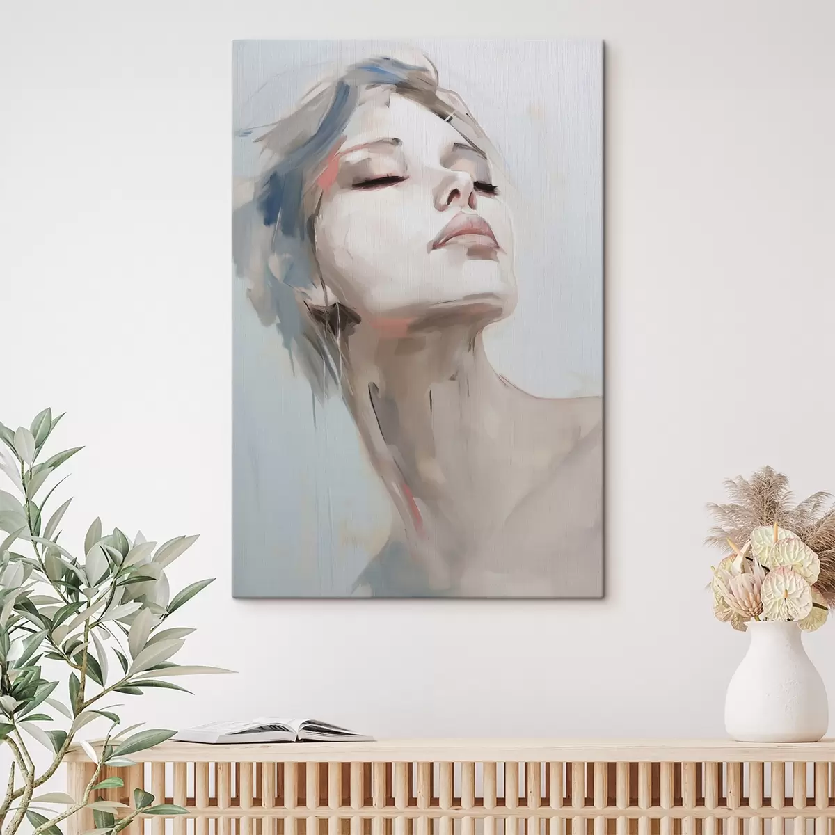 murales de pared Retrato de una niña s45671