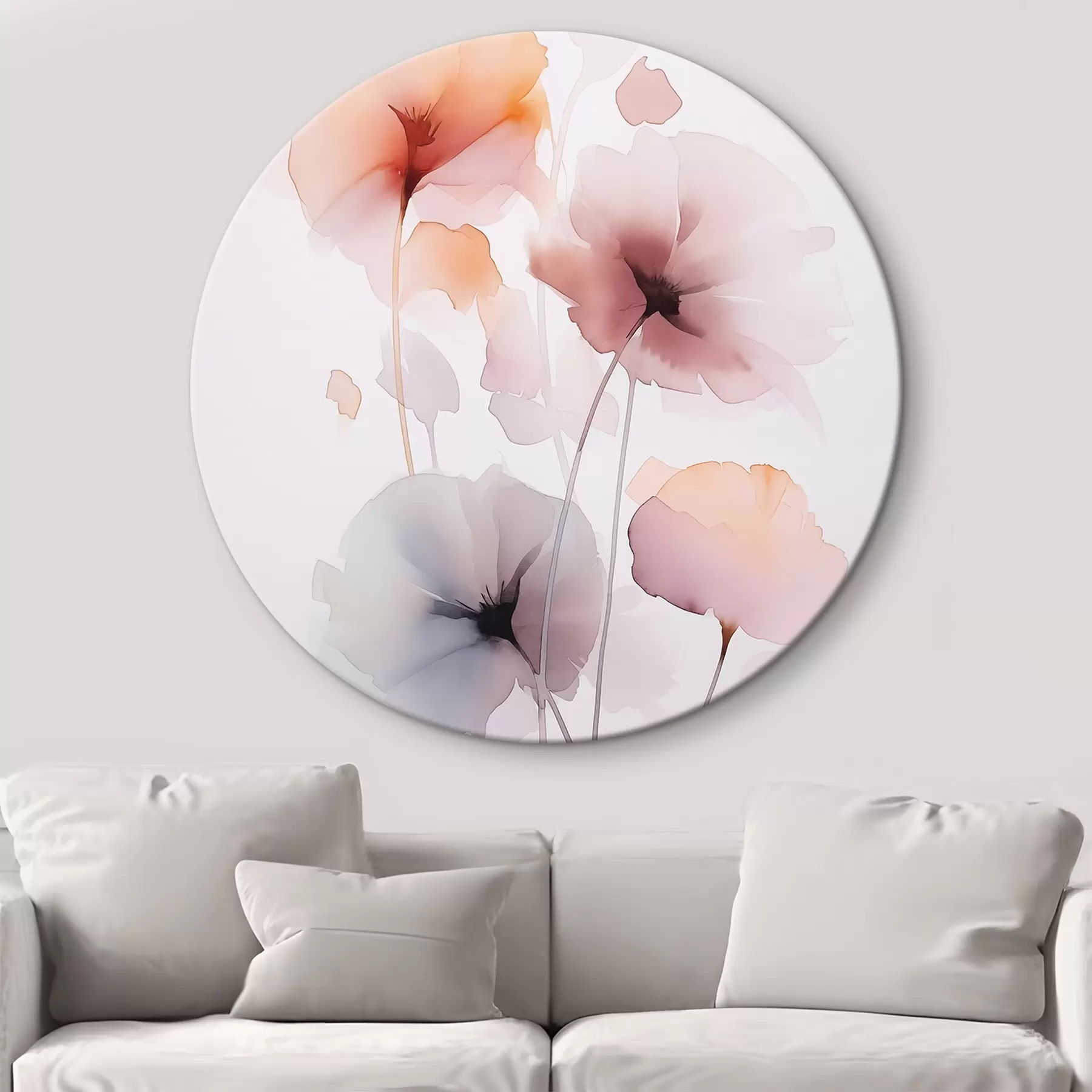 murales de pared flores abstractas r45682