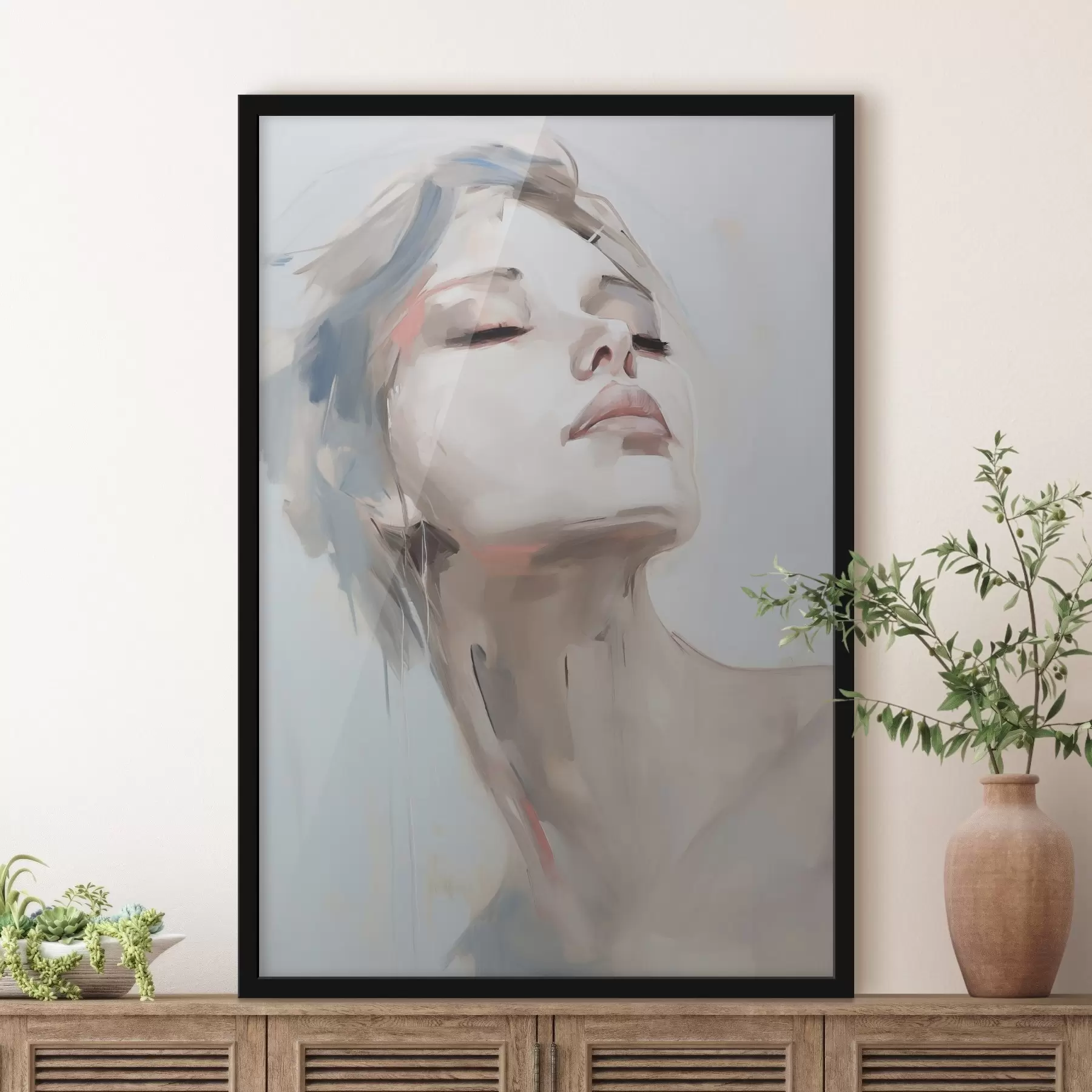 murales de pared Retrato de una niña f45671