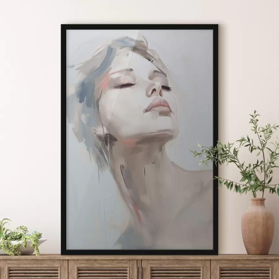 murales de pared Retrato de una niña f45671